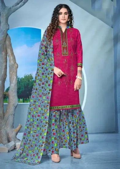 Picture of Casual Wear Printed Cotton Salwar Suit